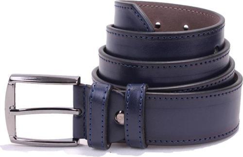 DMK26-354 Lacivert 4 cm Suni Deri Erkek Kemer