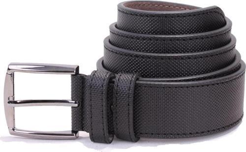 DMK26-354 Siyah 4 cm Suni Deri Erkek Kemer