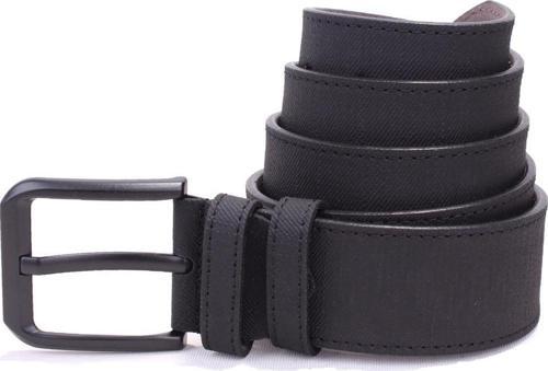 DMK26-458 Siyah 4.5 cm Suni Deri Erkek Kemer