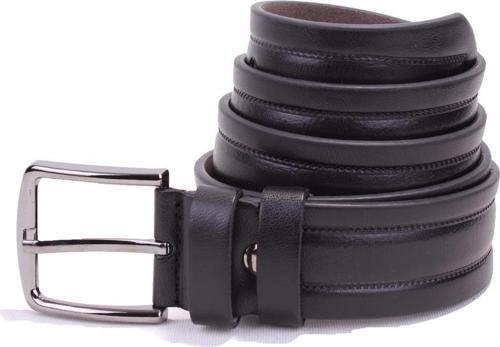 DMK26-351 Siyah 4 cm Suni Deri Erkek Kemer