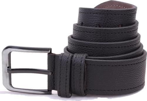 DMK26-451 Siyah 4.5 cm Suni Deri Erkek Kemer
