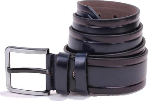 DMK26-454 Lacivert 4.5 cm Suni Deri Erkek Kemer