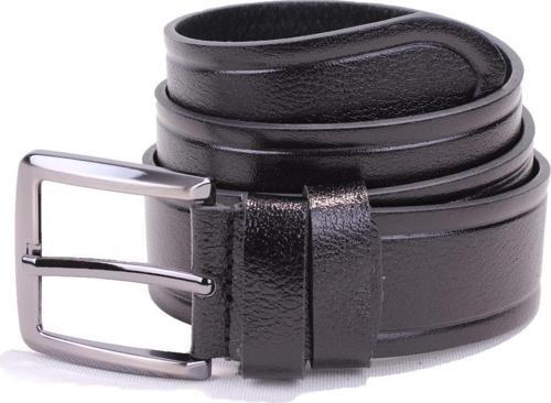 DMK26-466DG Siyah 4 cm Hakiki Deri Erkek Kemer