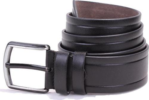 DMK26-454 Siyah 4.5 cm Suni Deri Erkek Kemer