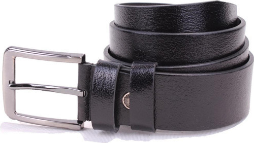 DMK26-467DG Siyah 4 cm Hakiki Deri Erkek Kemer