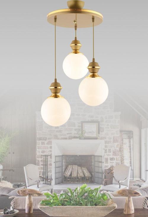 Berru 3 Lü Tepsi Eskitme Gold Yaldızlı Modern Aydınlatma