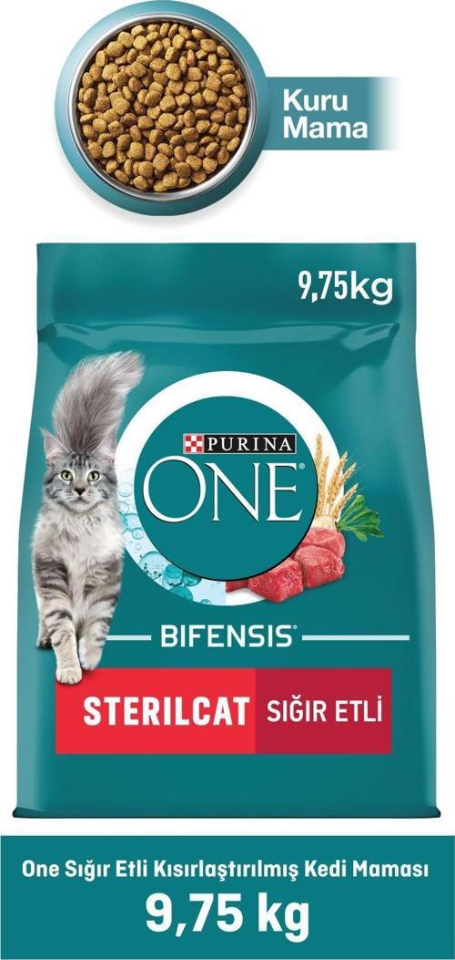 PURINA ONE Sterilcat Sığır Eti Buğday Kısır Kedi Maması 9.75kg