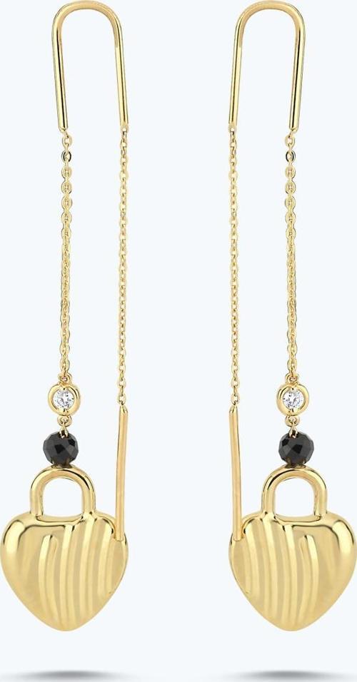 Pırlanta Spinel Taşlı Küpe