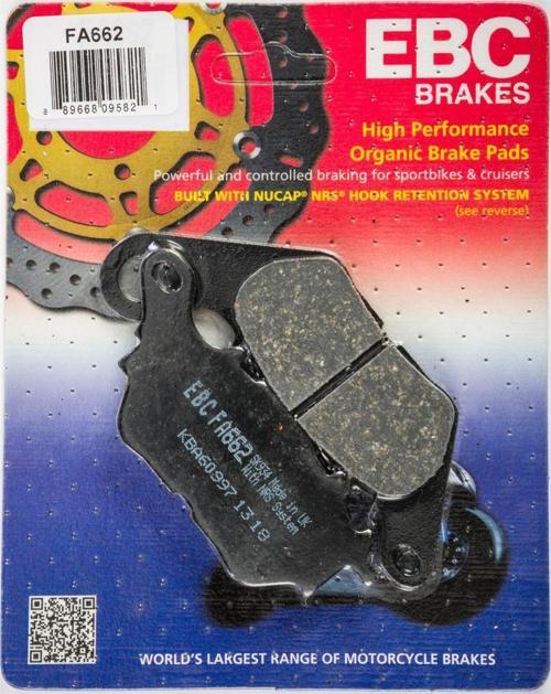 Arka Fren Balatası Organik Fa662 Yamaha Mt-25 370