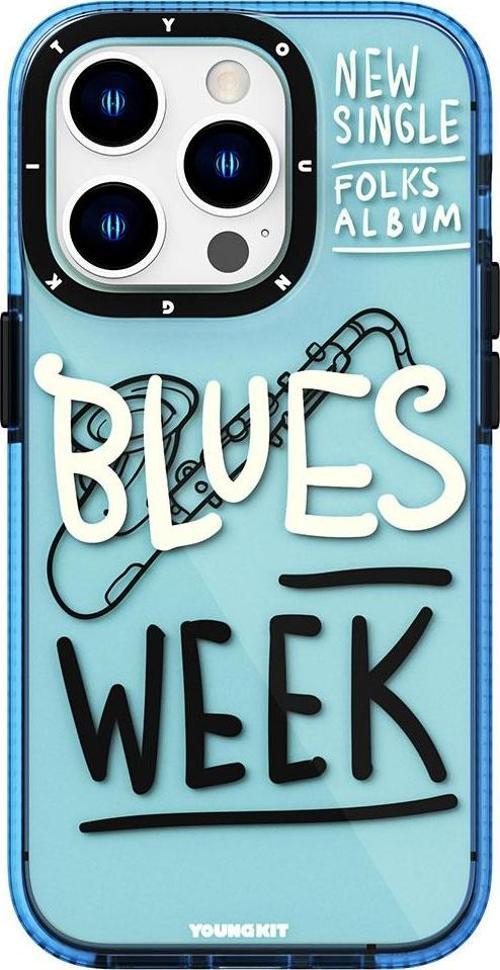 iPhone 14 Pro Max Uyumlu Kılıf Şeffaf Renkli Yazı Temalı Tasarım Jazz Serisi Kapak