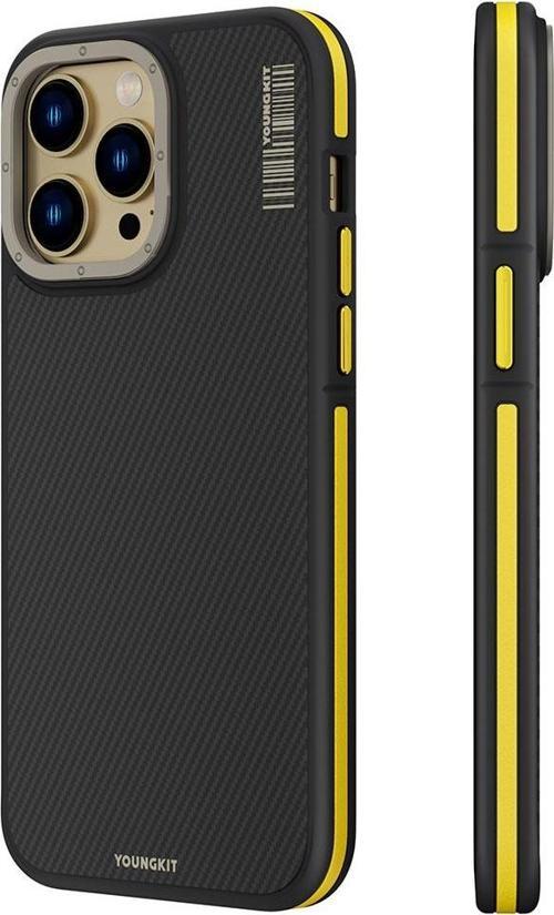 iPhone 14 Pro Max Uyumlu Kılıf Magsafe Şarj Özellikli 600D Kevlar Kapak