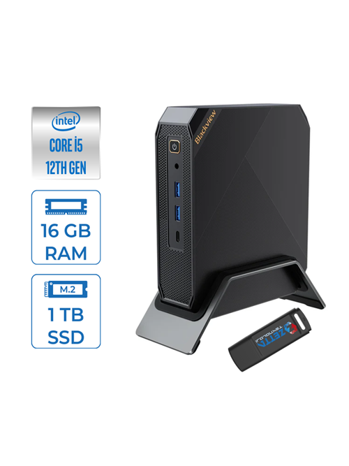 Intel Core I5 12450H 16GB 1tb SSD Windows 11 Pro Mini Bilgisayar MP200I5P01