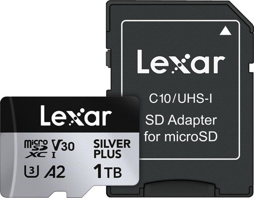 1TB Silver Plus 205MB/s microSDXC Hafıza Kartı