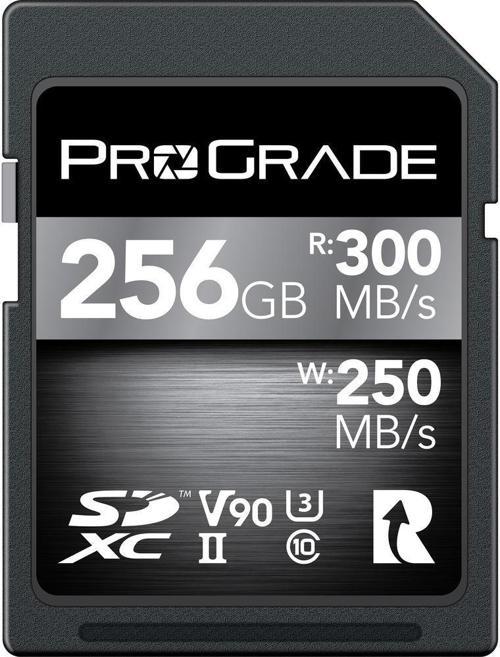 256GB SDXC 300MB/s V90 UHS-II U3 Hafıza Kartı