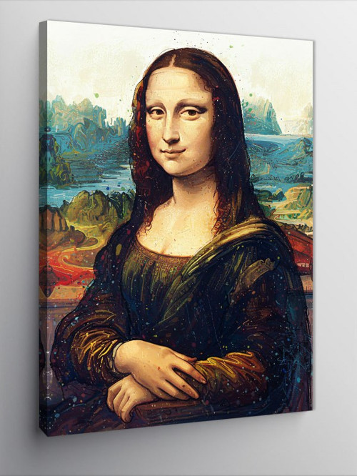 Kanvas Tablo Mona Lisa Klasik Portre