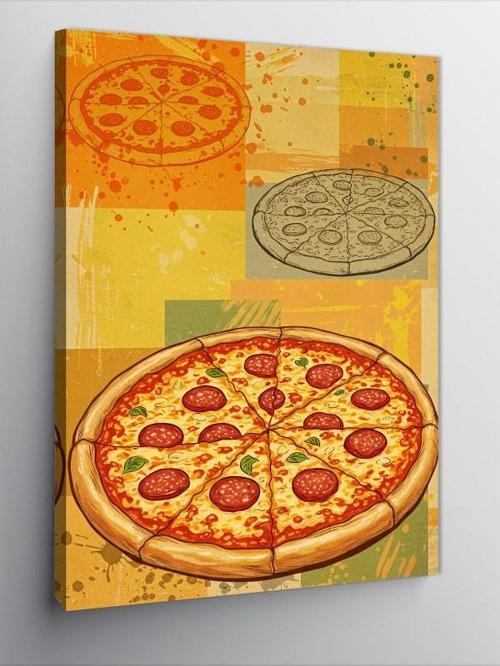 Kanvas Tablo Pizza Dilimi ve Sanatsal Yaklaşım