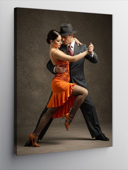 Kanvas Tablo Tango Dansı Çifti