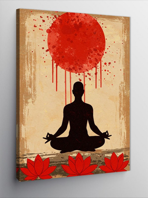 Kanvas Tablo Güneşin Altında Meditasyon