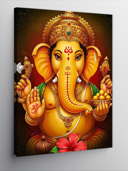 Kanvas Tablo Tanrı Ganesha