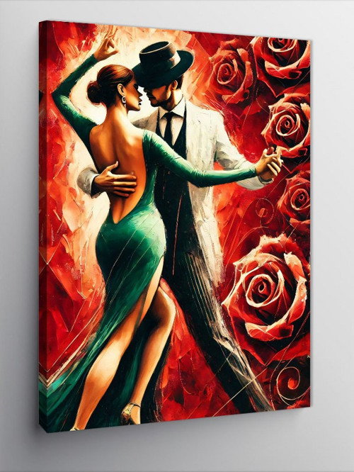 Kanvas Tablo Tango Yapan Çift