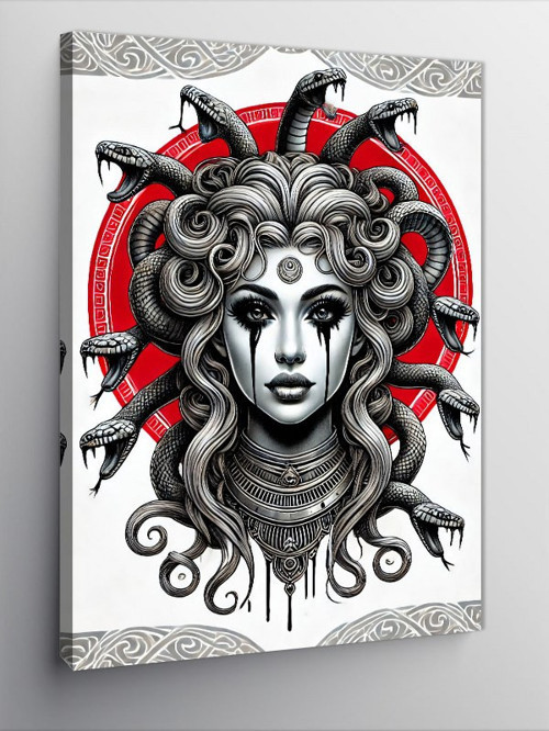 Kanvas Tablo Medusa Portresi