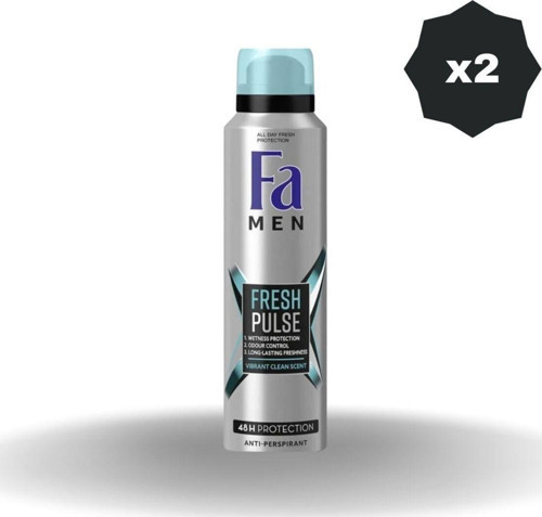 Deo Men Fresh Pulse 150 Ml - (2 Adet)