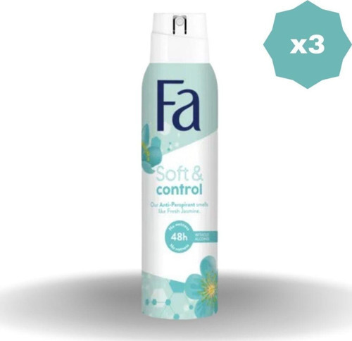 Deodorant Soft&Control 150 Ml - (3 Adet)