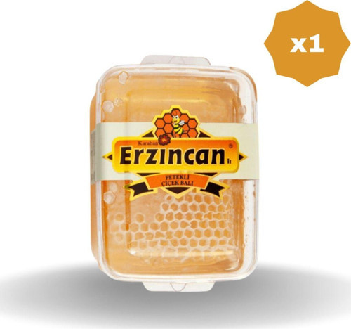 Erzincan Petekli Bal 300 Gr - (1 Adet)