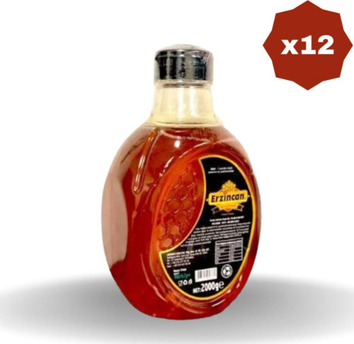 Erzincan Süzme Çiçek Balı 1000 Gr - (12 Adet)