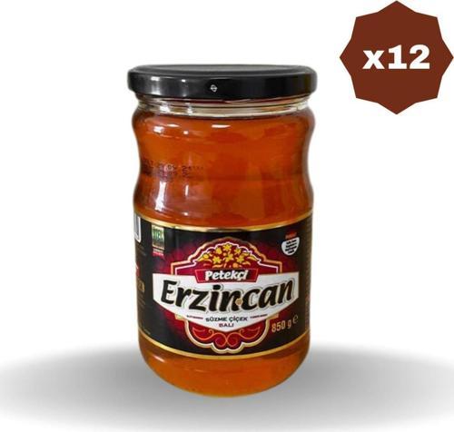 Erzincan Süzme Çiçek Balı 850 Gr - (12 Adet)