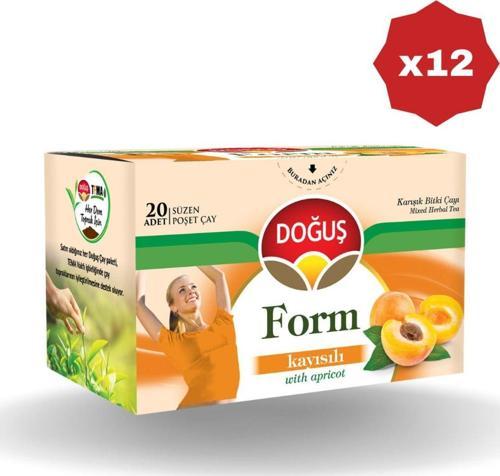 Kayısılı Bitki Çayı 20'Li - (12 Adet)