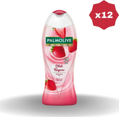 Çilek Rüyası Duş Jeli 500 Ml - (12 Adet)