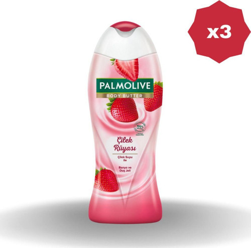 Çilek Rüyası Duş Jeli 500 Ml - (3 Adet)
