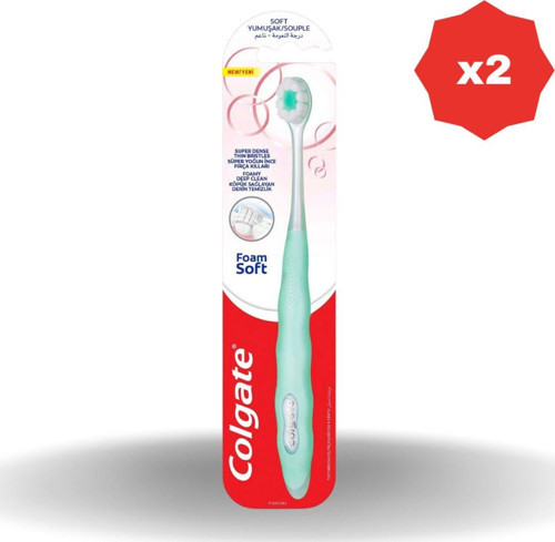 Foam Soft Diş Fırçası - (2 Adet)