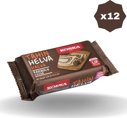 Kakaolu Helva 500 Gr - (12 Adet)