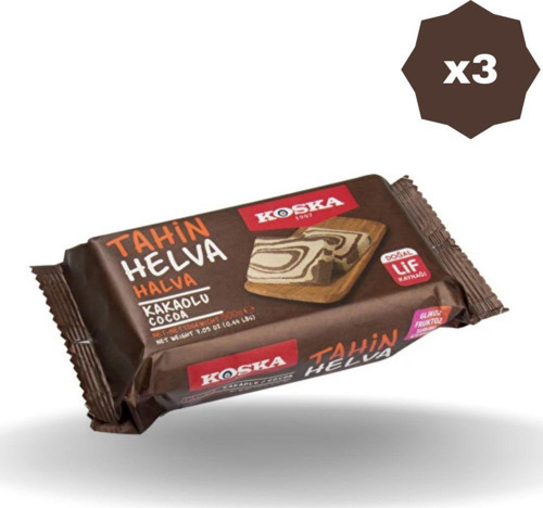 Kakaolu Helva 500 Gr - (3 Adet)