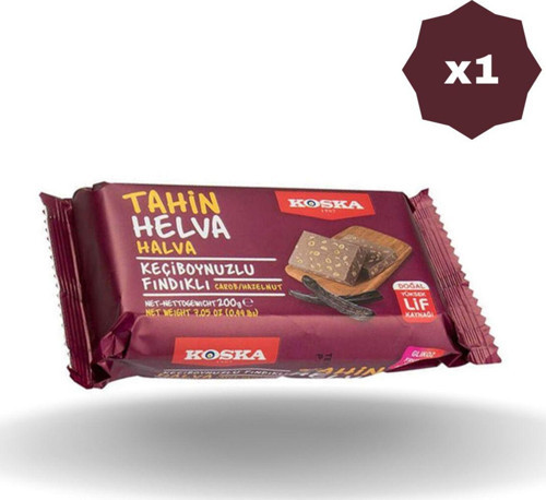 Keçiboynuzu Fındıklı Helva 200 Gr - (1 Adet)