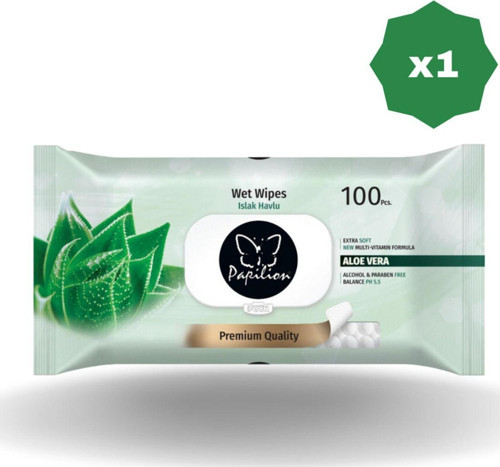 Islak Havlu 100'Lü Aloevera - (1 Adet)