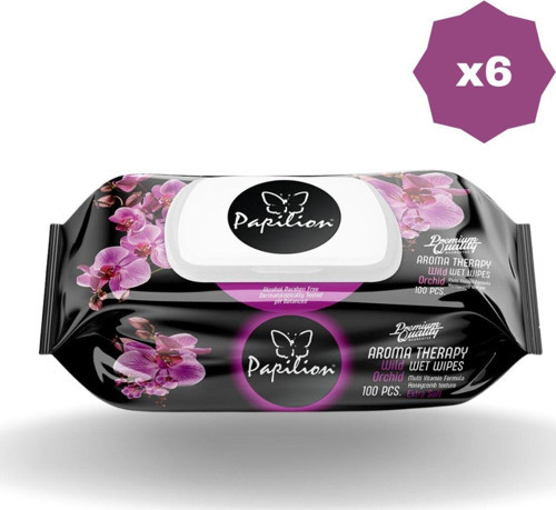 Islak Havlu 100'Lü Aroma Terapy - (6 Adet)