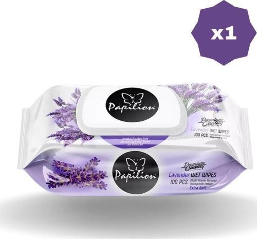 Lavanta Islak Havlu 100'Lü - (1 Adet)