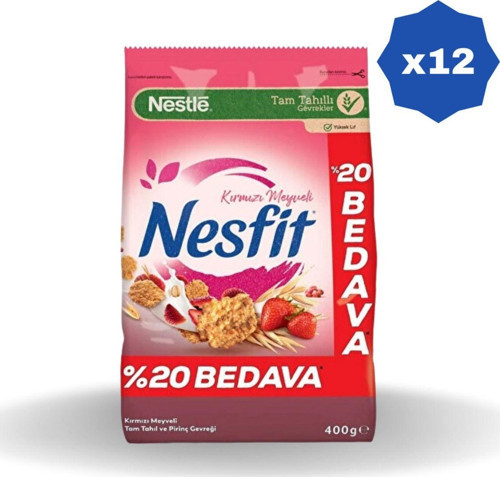 Nesfit Kahvaltılık Gevrek %20 Bedava 400 Gr. - (12 Adet)