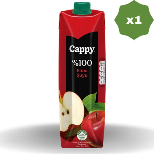 %100 Elma Nektarı 1 Lt - (1 Adet)