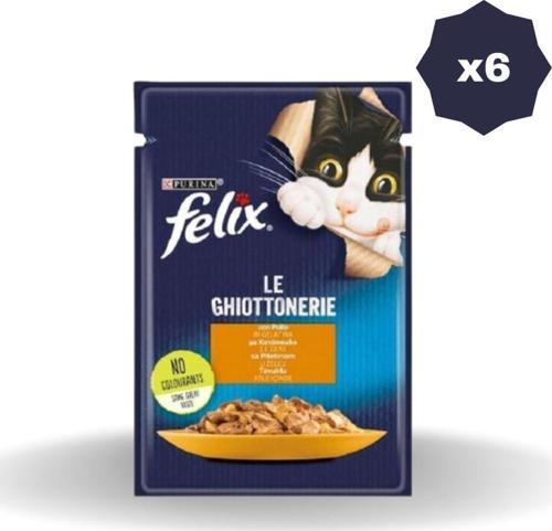 Kedi Yaş Mama Tavuk Etli 85 Gr - (6 Adet)