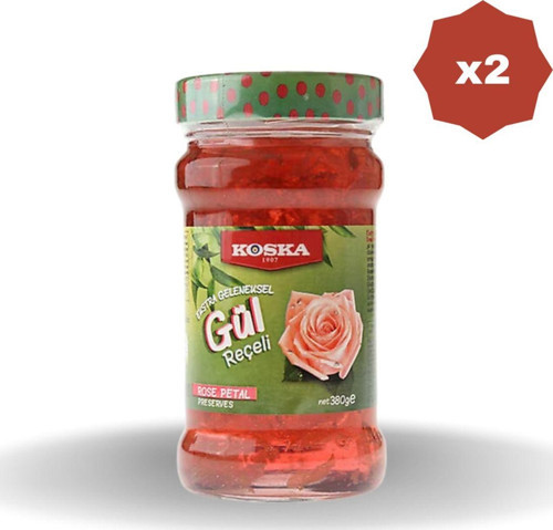 Gül Reçeli 380 Gr - (2 Adet)