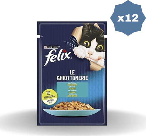 Kedi Yaş Mama Tonlu 85 Gr - (12 Adet)