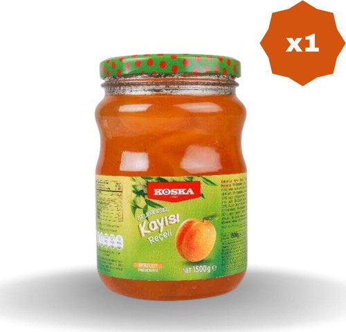 Kavanoz Kayısı Reçeli 1500 Gr - (1 Adet)