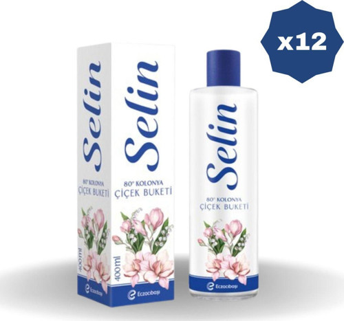 Kolonya Çiçek Buketi 400 Ml Pet - (12 Adet)