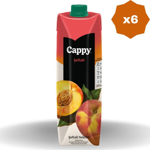 Şeftali Nektarı 1 Lt - (6 Adet)