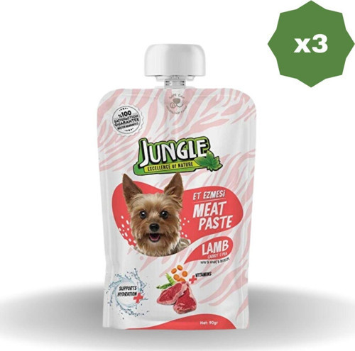 Köpek Et Ezmesi Taze Kuzulu Havuçlu 90 Gr - (3 Adet)