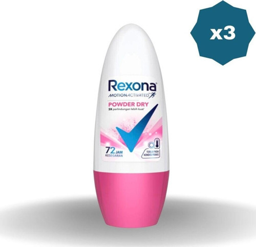 Roll-On Powder 50 Ml - (3 Adet)